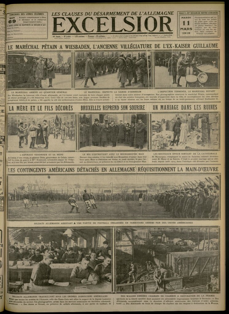 Miniatura de Excelsior: journal illustré quotidien del 11 de marzo de 1919, nº 3034