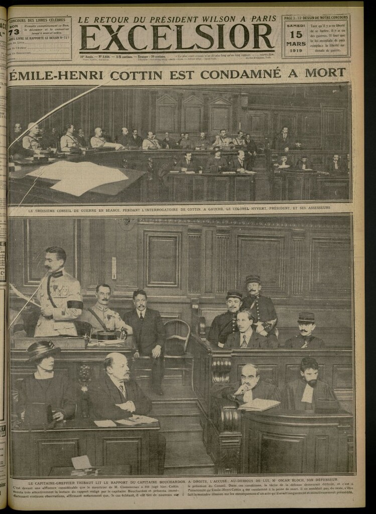 Miniatura de Excelsior: journal illustré quotidien del 15 de marzo de 1919, nº 3038