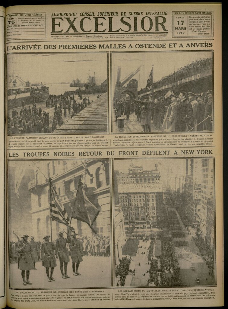 Miniatura de Excelsior: journal illustré quotidien del 17 de marzo de 1919, nº 3040