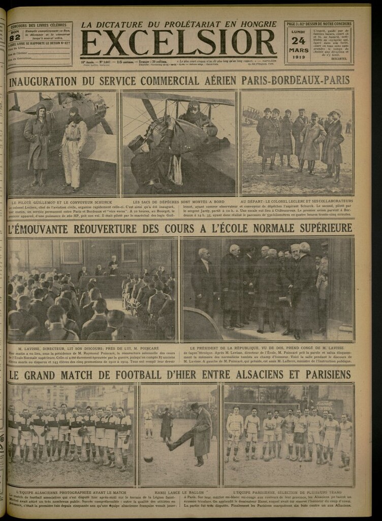 Miniatura de Excelsior: journal illustré quotidien del 24 de marzo de 1919, nº 3047
