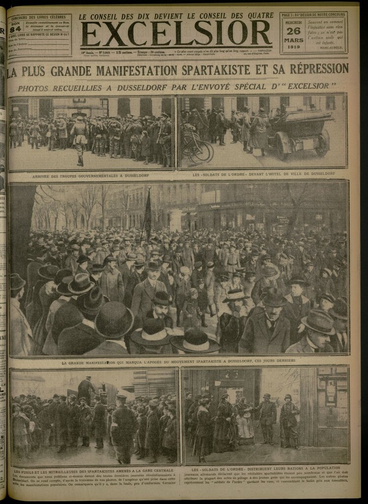 Miniatura de Excelsior: journal illustré quotidien del 26 de marzo de 1919, nº 3049