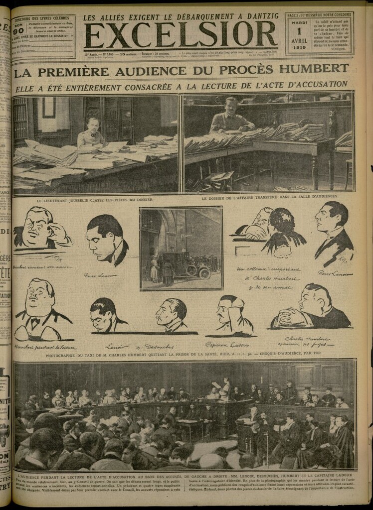 Miniatura de Excelsior: journal illustré quotidien del 1 de abril de 1919, nº 3055