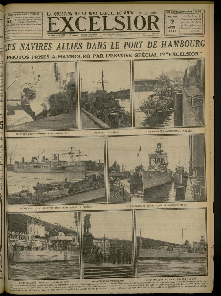 Miniatura de Excelsior: journal illustré quotidien del 2 de abril de 1919, nº 3056