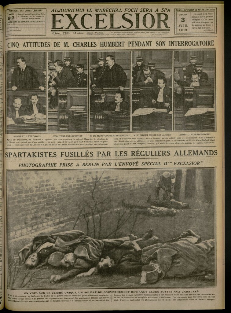 Miniatura de Excelsior: journal illustré quotidien del 3 de abril de 1919, nº 3057