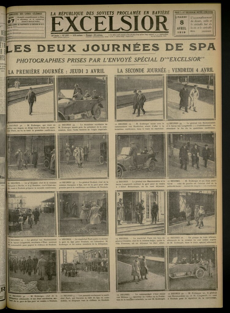 Miniatura de Excelsior: journal illustré quotidien del 8 de abril de 1919, nº 3062