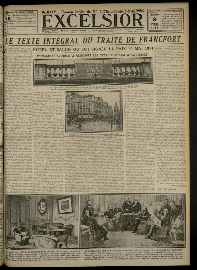 Miniatura de Excelsior: journal illustré quotidien del 9 de abril de 1919, nº 3063