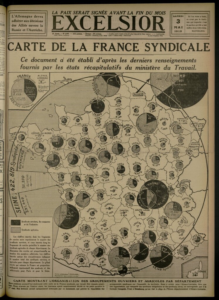 Miniatura de Excelsior: journal illustré quotidien del 3 de mayo de 1919, nº 3086