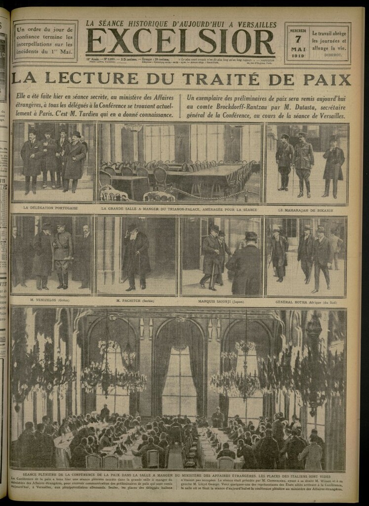 Miniatura de Excelsior: journal illustré quotidien del 7 de mayo de 1919, nº 3090