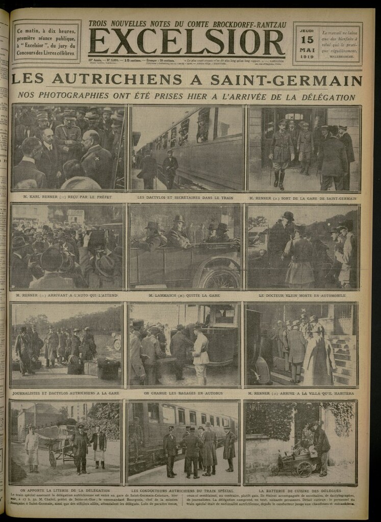 Miniatura de Excelsior: journal illustré quotidien del 15 de mayo de 1919, nº 3098