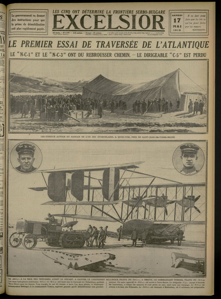 Miniatura de Excelsior: journal illustré quotidien del 17 de mayo de 1919, nº 3100