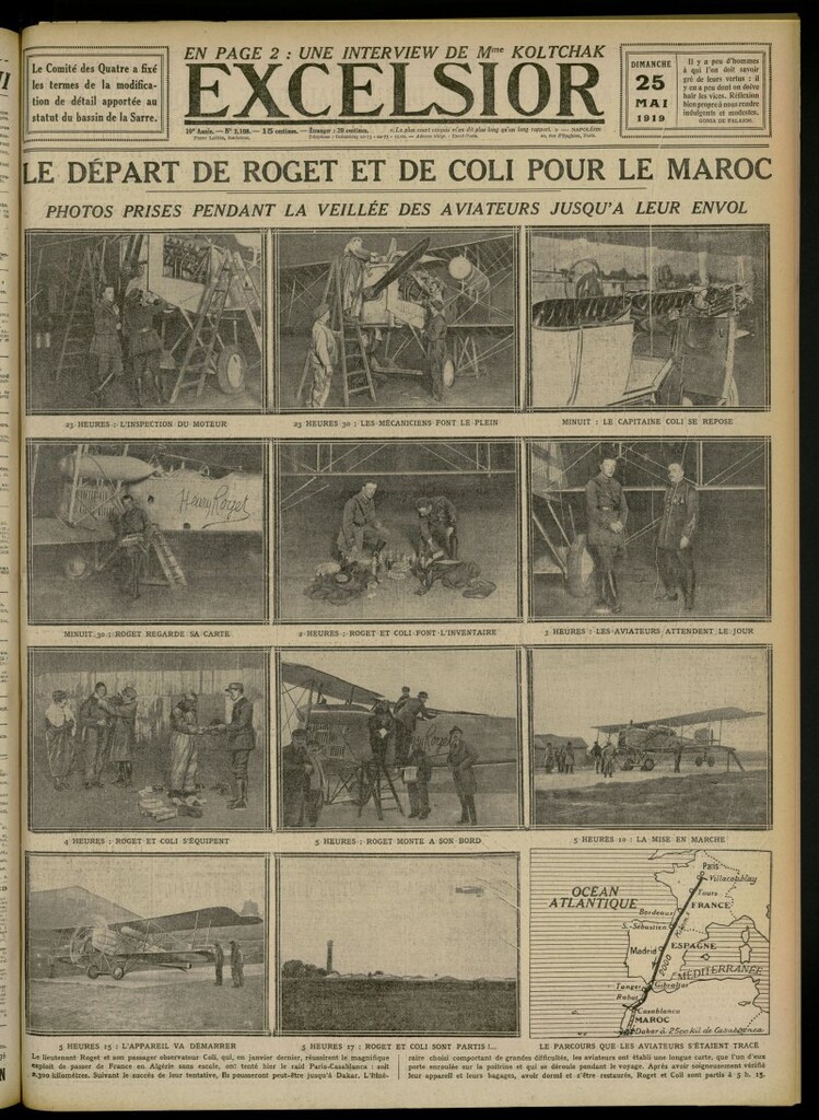 Miniatura de Excelsior: journal illustré quotidien del 25 de mayo de 1919, nº 3108