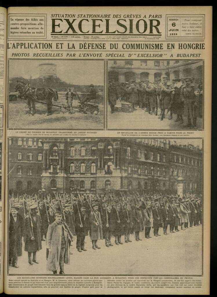 Miniatura de Excelsior: journal illustré quotidien del 6 de junio de 1919, nº 3120