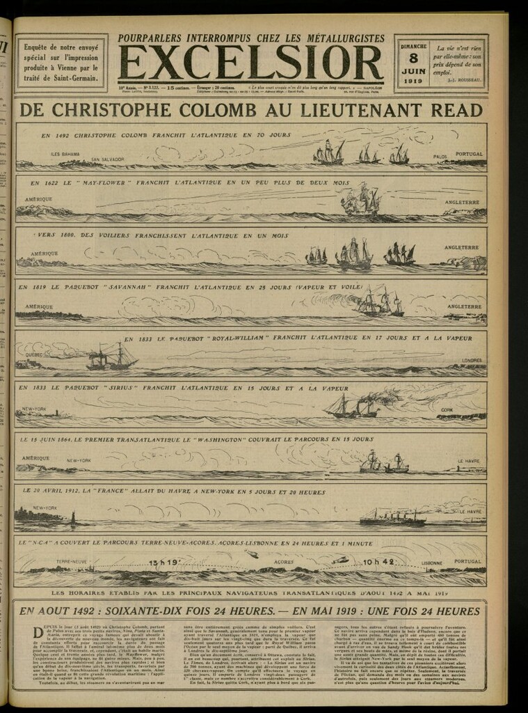 Miniatura de Excelsior: journal illustré quotidien del 8 de junio de 1919, nº 3122