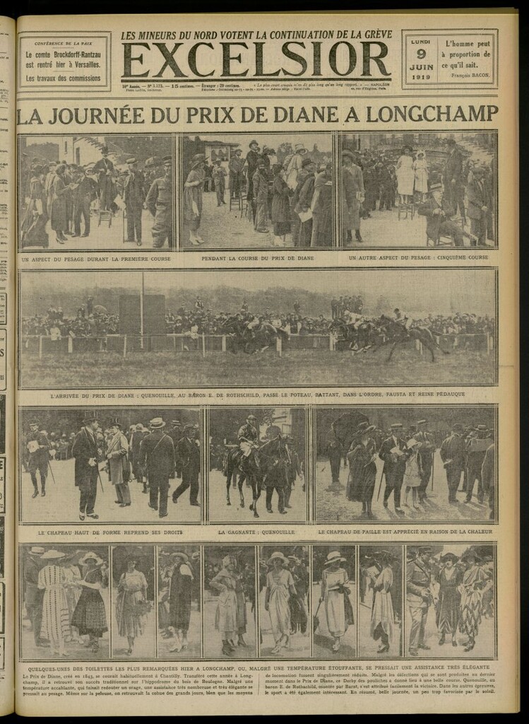 Miniatura de Excelsior: journal illustré quotidien del 9 de junio de 1919, nº 3123