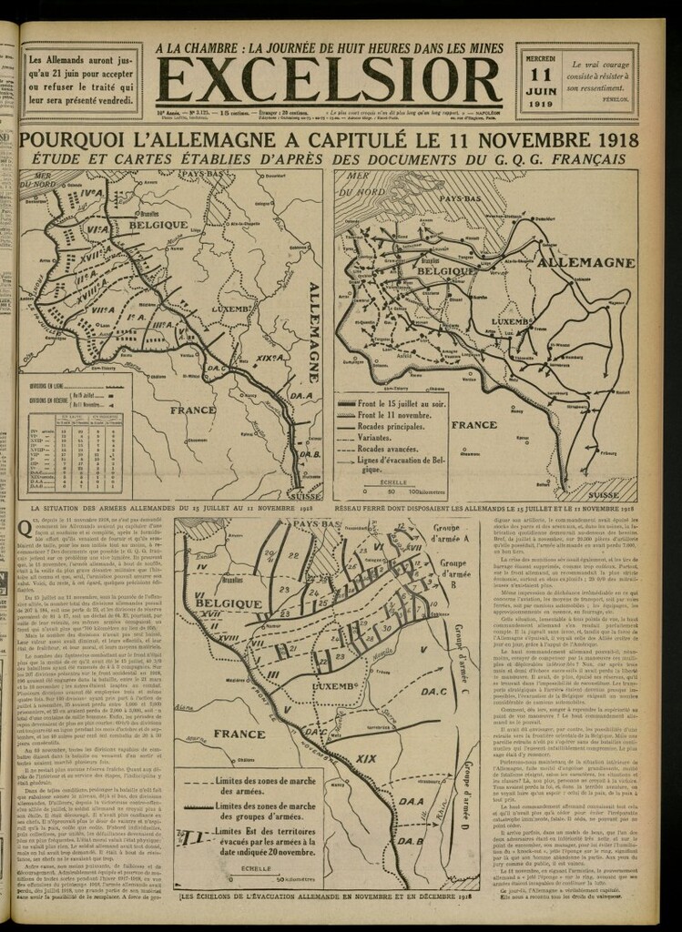 Miniatura de Excelsior: journal illustré quotidien del 11 de junio de 1919, nº 3125