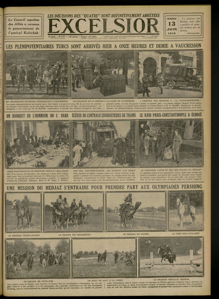 Miniatura de Excelsior: journal illustré quotidien del 13 de junio de 1919, nº 3127
