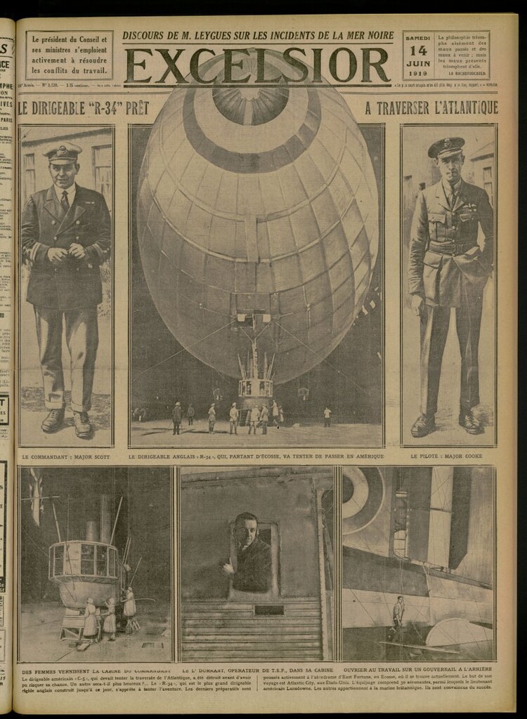 Miniatura de Excelsior: journal illustré quotidien del 14 de junio de 1919, nº 3128