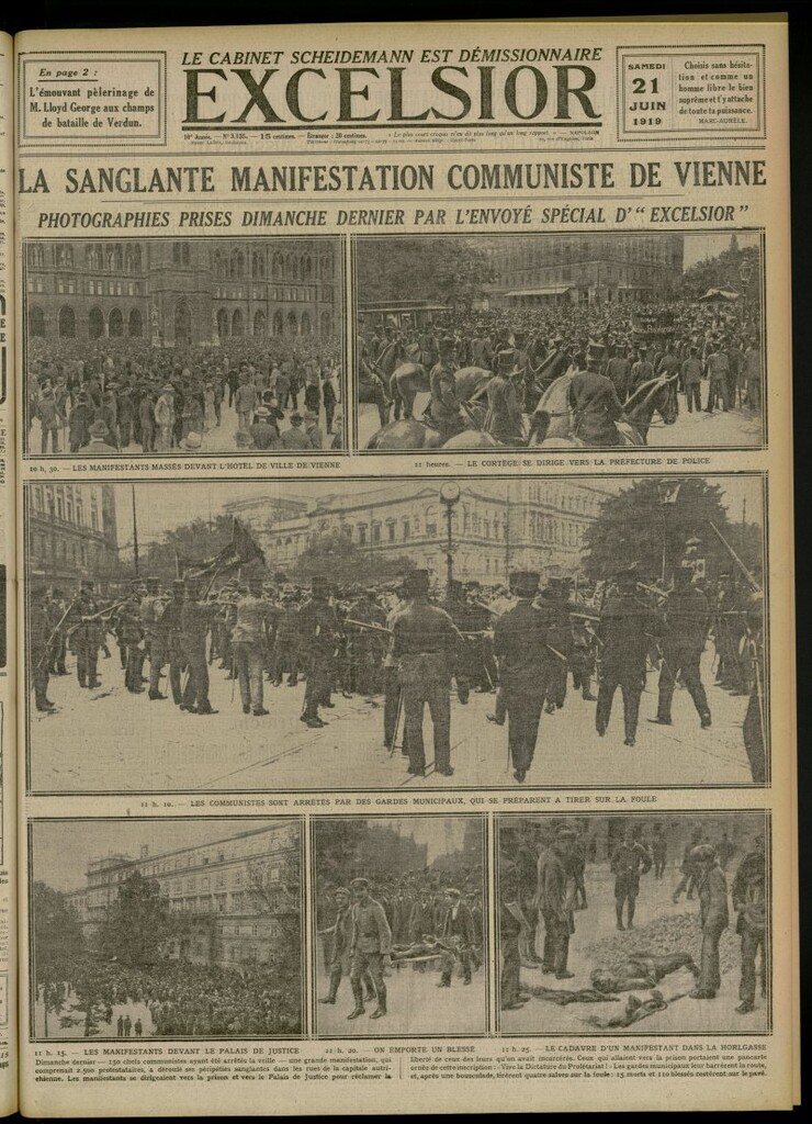 Miniatura de Excelsior: journal illustré quotidien del 21 de junio de 1919, nº 3135