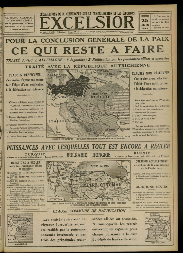 Miniatura de Excelsior: journal illustré quotidien del 25 de junio de 1919, nº 3139