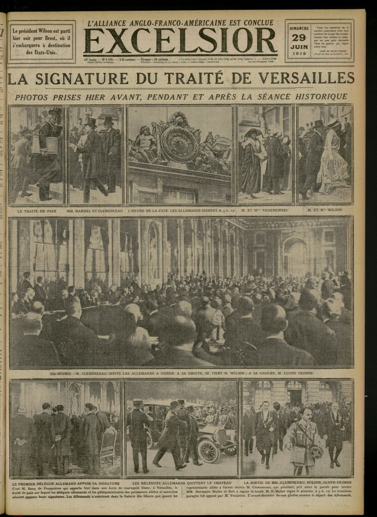 Miniatura de Excelsior: journal illustré quotidien del 29 de junio de 1919, nº 3143