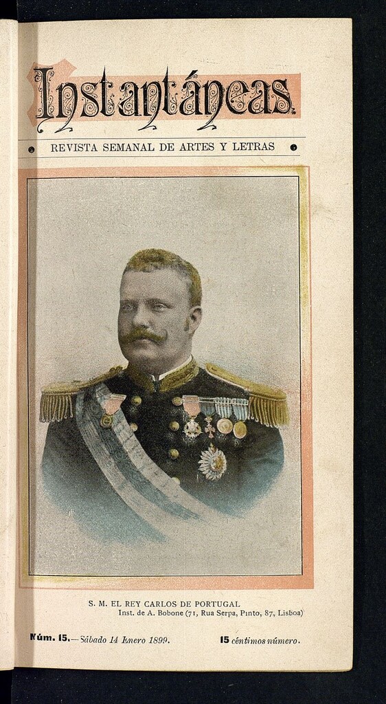 Miniatura de Instantáneas : revista semanal de artes y letras del 14 de enero de 1899. Número 15