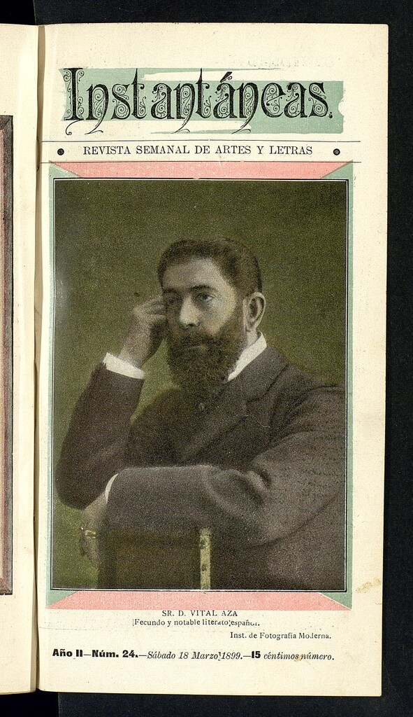Miniatura de Instantáneas : revista semanal de artes y letras del 18 de marzo de 1899. Número 24