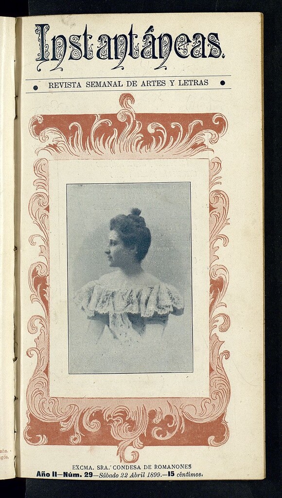 Miniatura de Instantáneas : revista semanal de artes y letras del 22 de abril de 1899. Número 29
