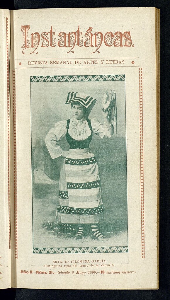Miniatura de Instantáneas : revista semanal de artes y letras del 6 de mayo de 1899. Número 31