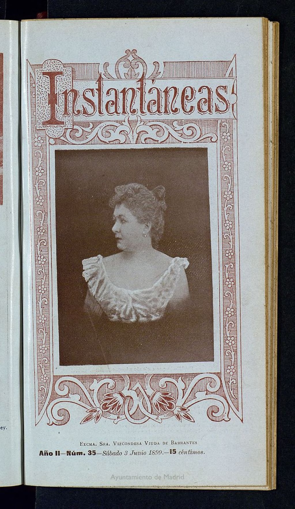 Miniatura de Instantáneas : revista semanal de artes y letras del 3 de junio de 1899. Número 35