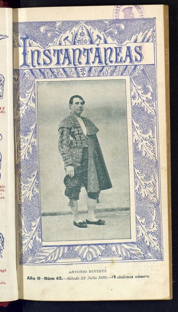 Miniatura de Instantáneas : revista semanal de artes y letras del 22 de julio de 1899. Número 42