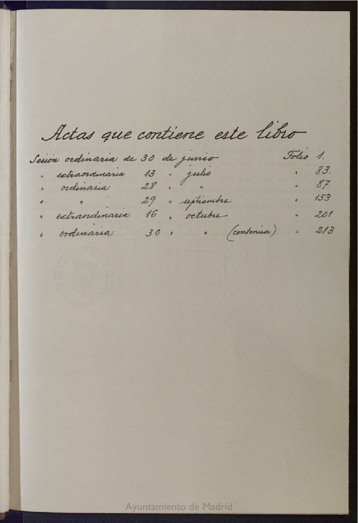 Miniatura de Actas de acuerdos del Pleno del Ayuntamiento. Tomo 2 del año 1978 (30 junio a 30 octubre)