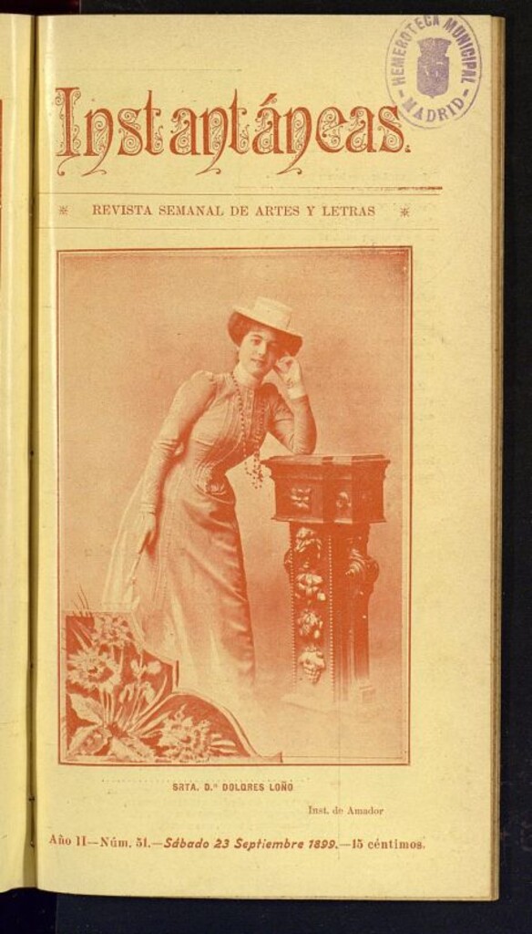 Miniatura de Instantáneas : revista semanal de artes y letras del 23 de septiembre de 1899. Número 51