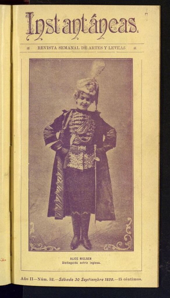 Miniatura de Instantáneas : revista semanal de artes y letras del 30 de septiembre de 1899. Número 52