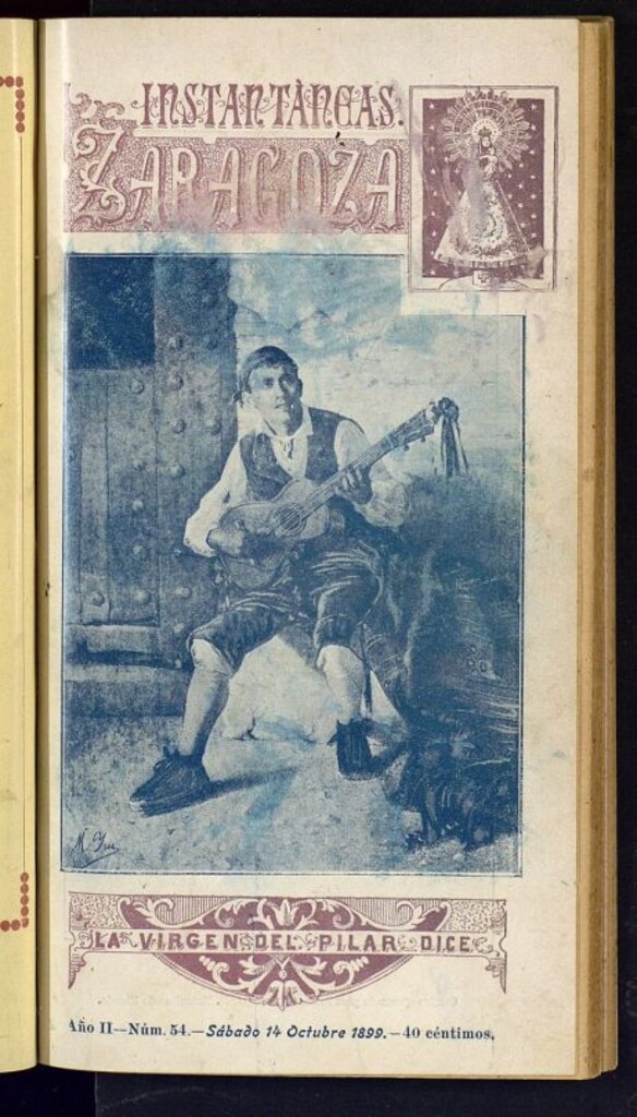 Miniatura de Instantáneas : revista semanal de artes y letras del 14 de octubre de 1899. Número 54