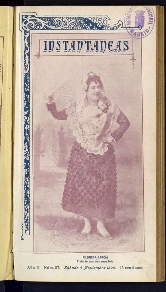 Miniatura de Instantáneas : revista semanal de artes y letras del 4 de noviembre de 1899. Número 57