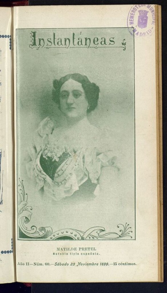 Miniatura de Instantáneas : revista semanal de artes y letras del 25 de noviembre de 1899. Número 60