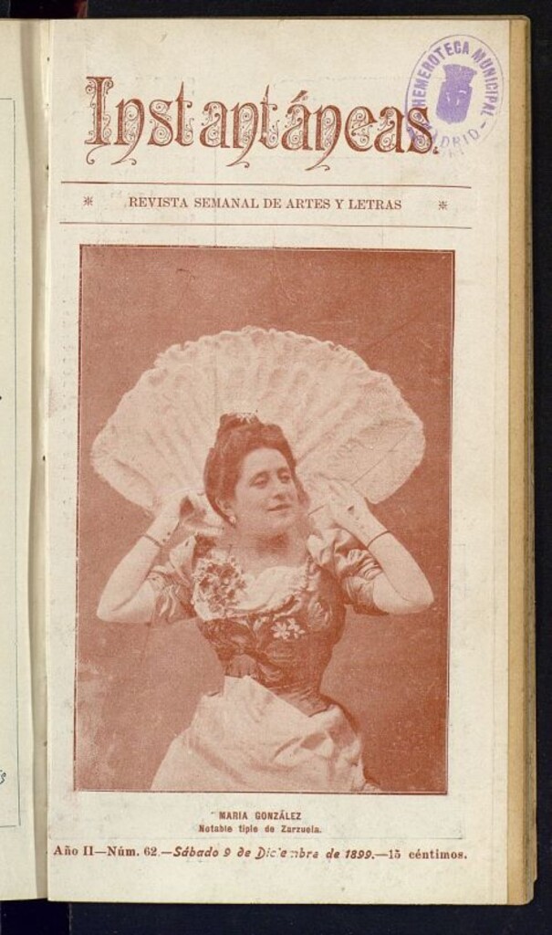 Miniatura de Instantáneas : revista semanal de artes y letras del 9 de diciembre de 1899. Número 62