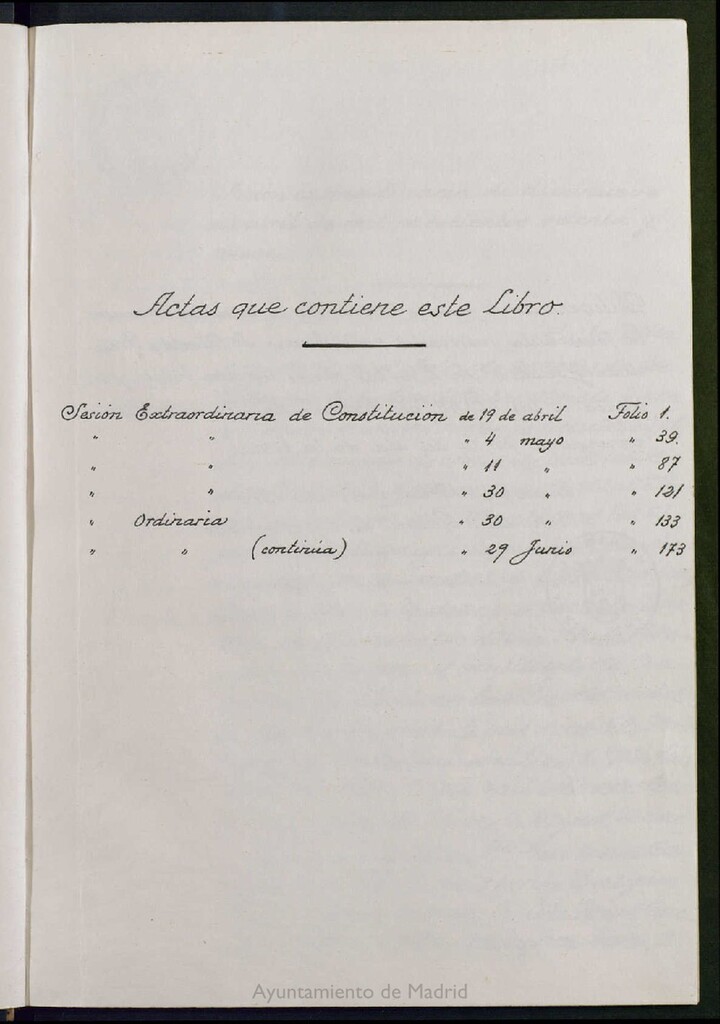 Miniatura de Actas de acuerdos del Pleno del Ayuntamiento. Tomo 2 del año 1979 (19 abril a 29 junio)
