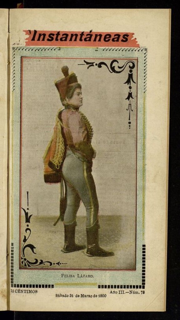 Miniatura de Instantáneas : revista semanal de artes y letras del 31 de marzo de 1900. Número 78