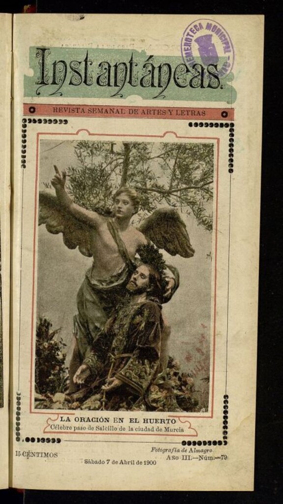 Miniatura de Instantáneas : revista semanal de artes y letras del 7 de abril de 1900. Número 79