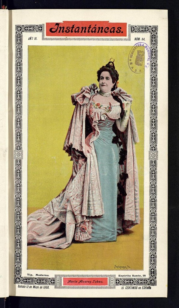 Miniatura de Instantáneas : revista semanal de artes y letras del 12 de mayo de 1900. Número 84