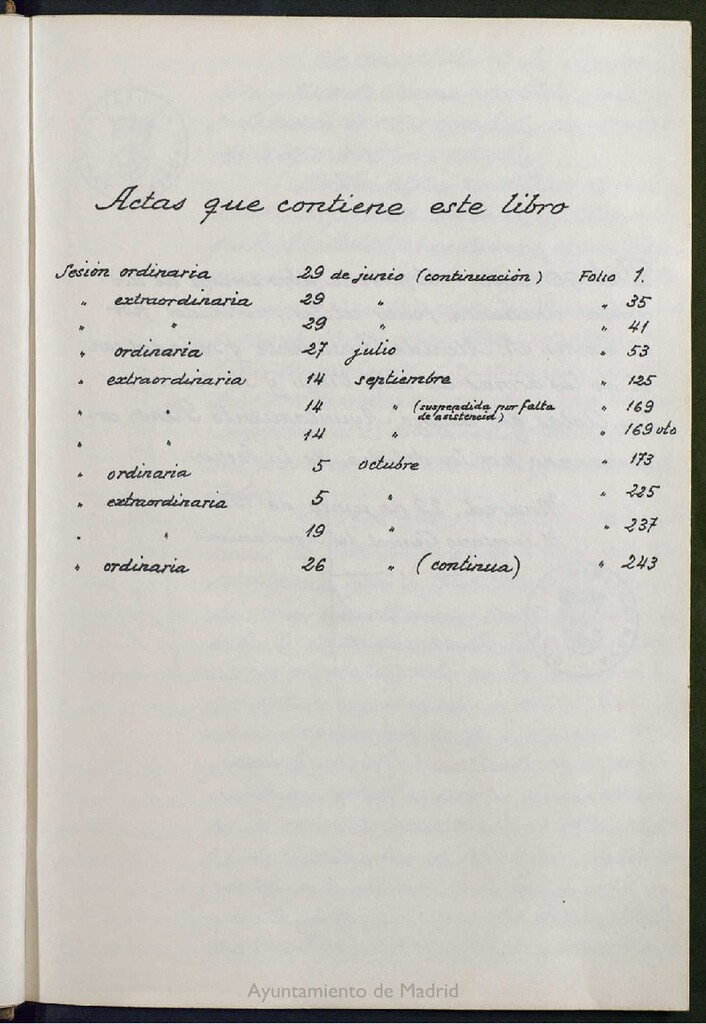 Miniatura de Actas de acuerdos del Pleno del Ayuntamiento. Tomo 3 del año 1979 (29 junio a 26 octubre)