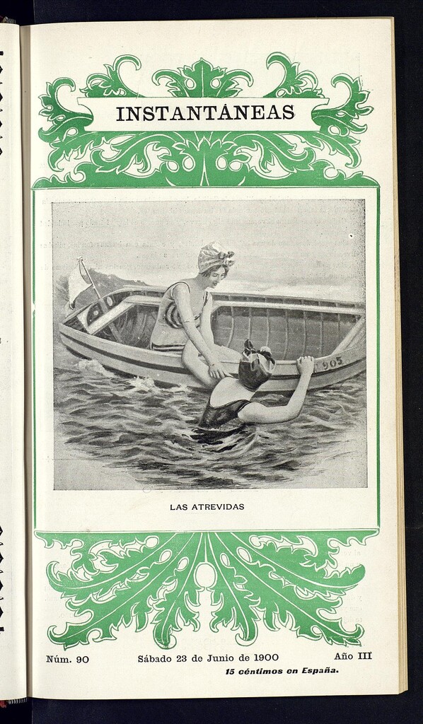 Miniatura de Instantáneas : revista semanal de artes y letras del 23 de junio de 1900. Número 90