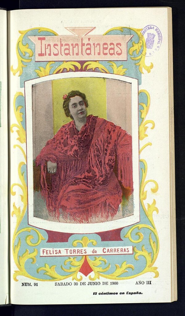 Miniatura de Instantáneas : revista semanal de artes y letras del 30 de junio de 1900. Número 91