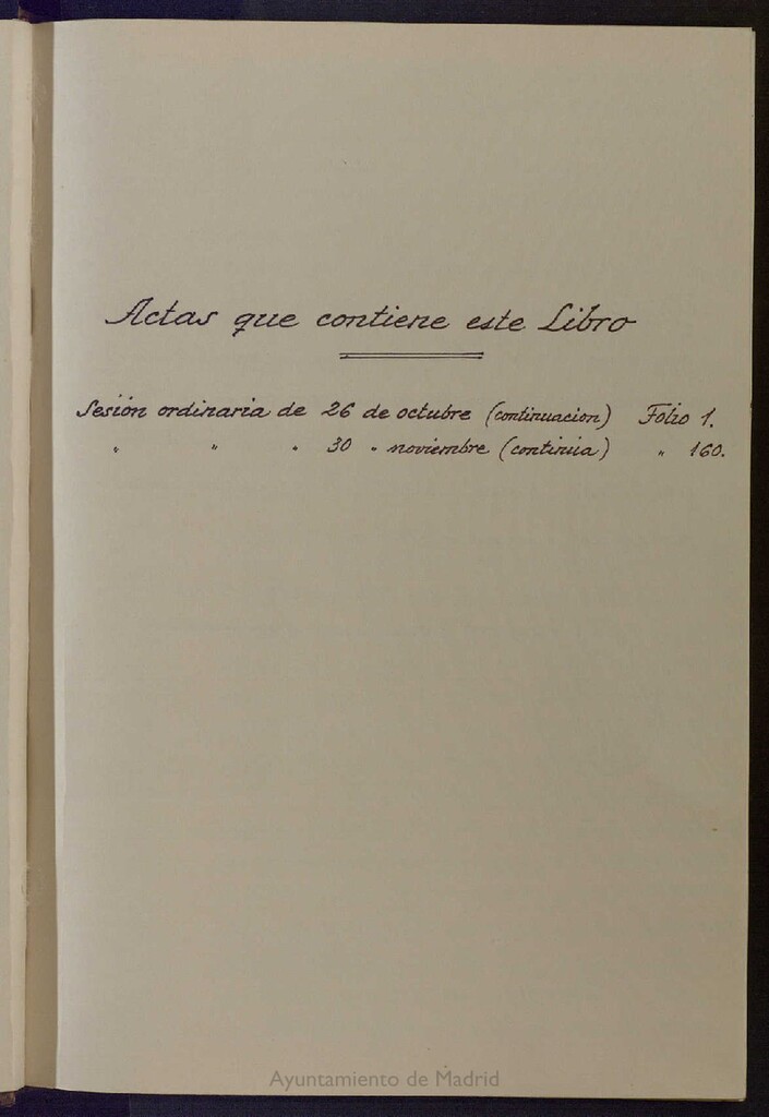 Miniatura de Actas de acuerdos del Pleno del Ayuntamiento. Tomo 4 del año 1979 (26 octubre a 30 noviembre)