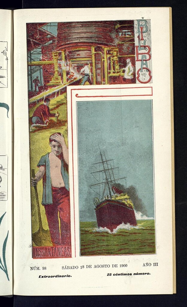 Miniatura de Instantáneas : revista semanal de artes y letras del 18 de agosto de 1900. Número 98