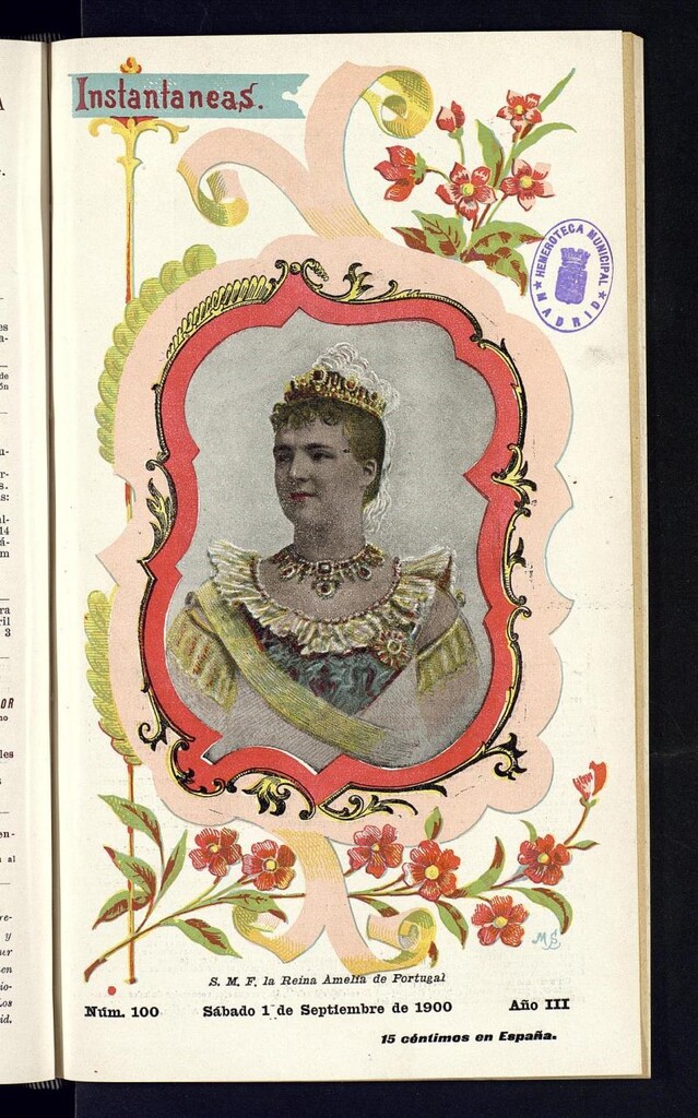 Miniatura de Instantáneas : revista semanal de artes y letras del 1 de septiembre de 1900. Número 100