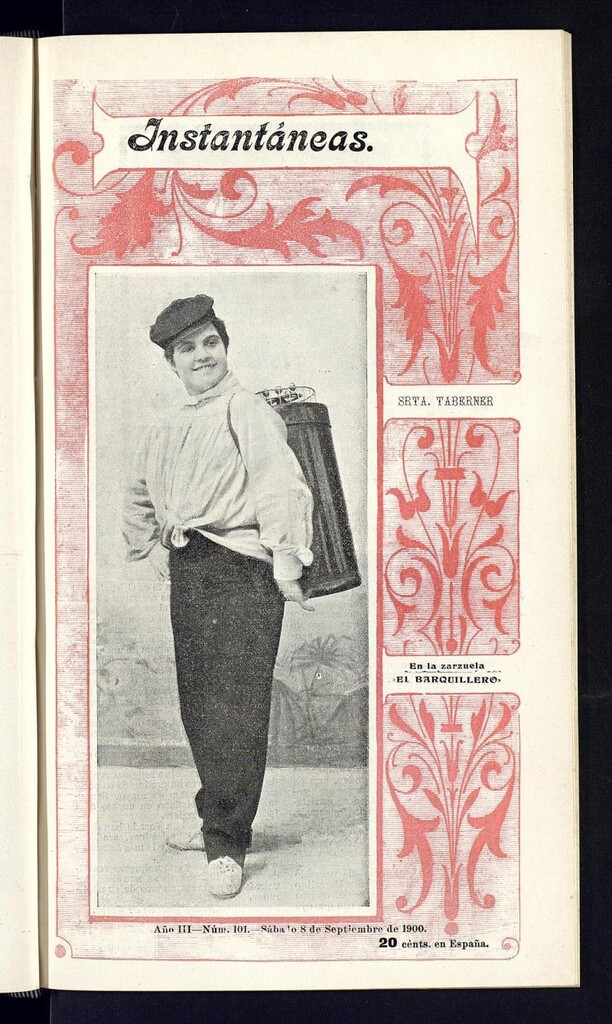 Miniatura de Instantáneas : revista semanal de artes y letras del 8 de septiembre de 1900. Número 101