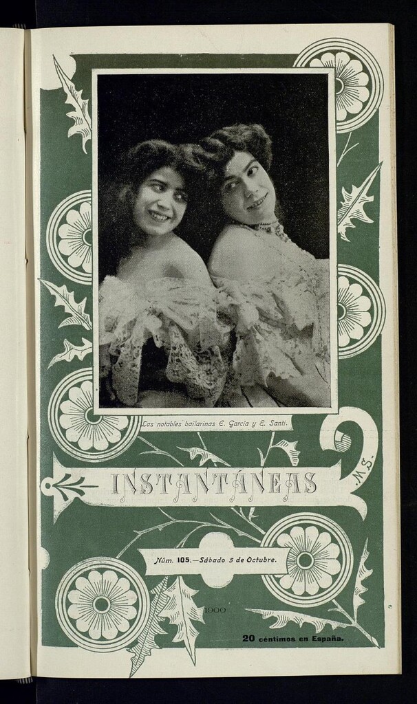 Miniatura de Instantáneas : revista semanal de artes y letras del 5 de octubre de 1900. Número 105
