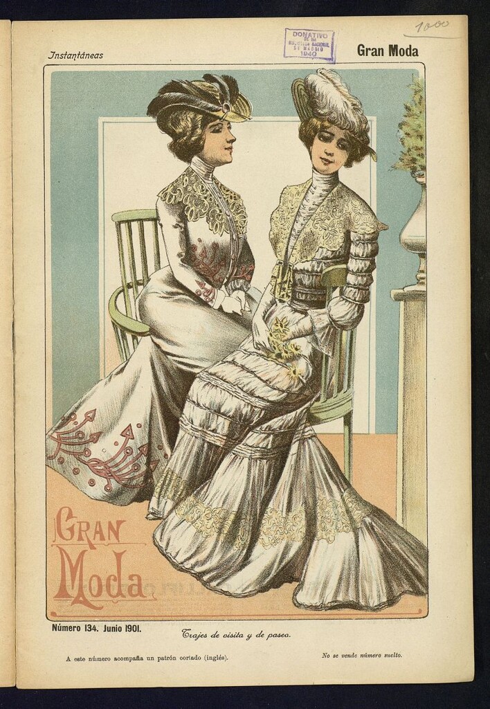 Miniatura de Instantáneas : gran moda, junio de 1901. Número 134